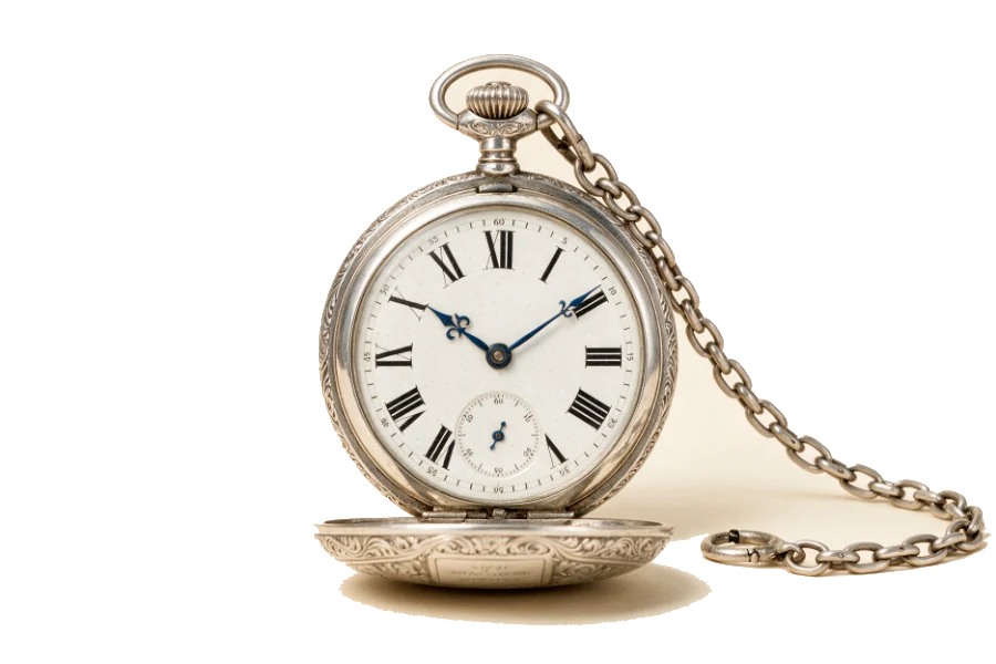 Taschenuhr als Symbol für die Stunden-Garantie