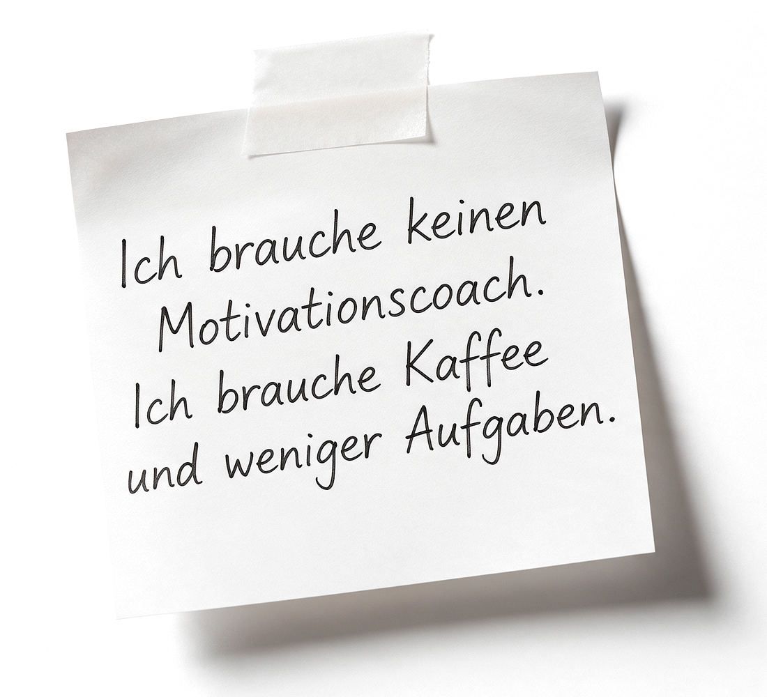 Handschriftliche Notiz mit CMB-Marketinggedanken